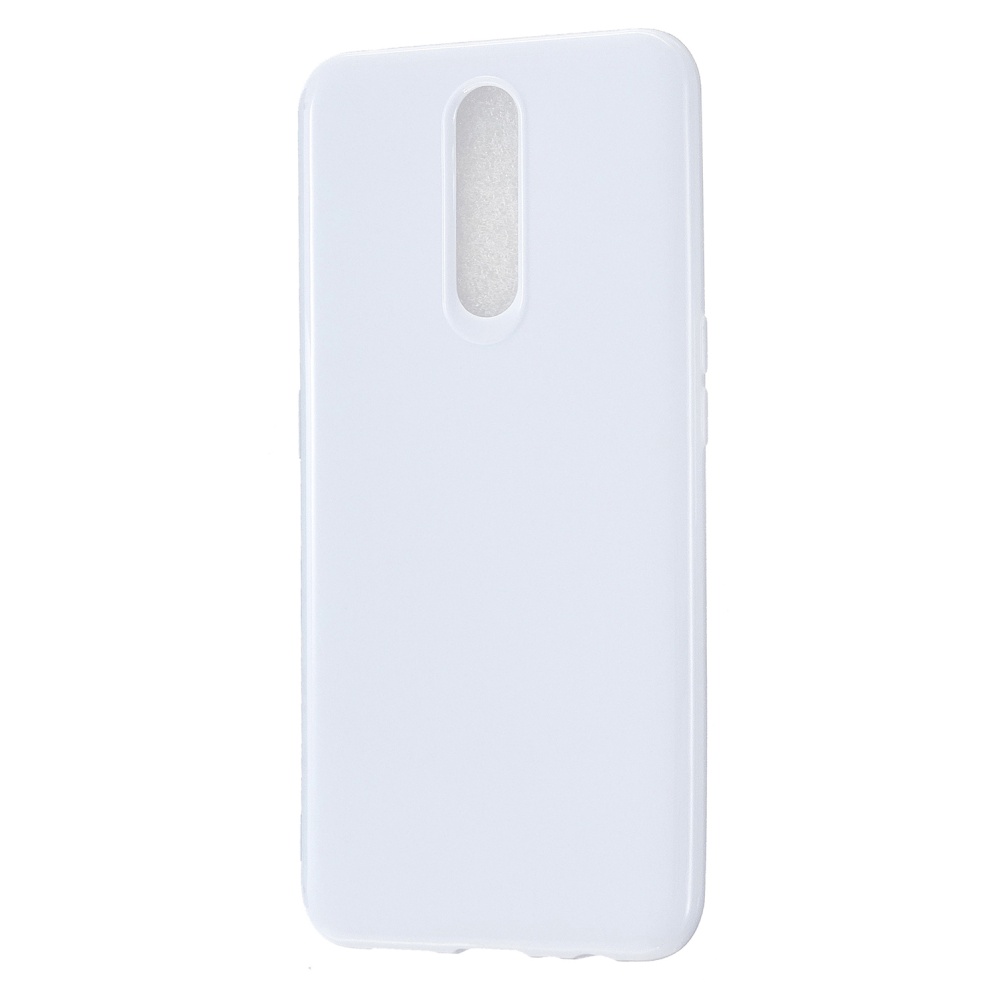 For OPPO F11/F11 Pro Cellphone Cover Glossy TPU Simple Profile Bumper Protective Mobile Phone Case Milk white - Image 3