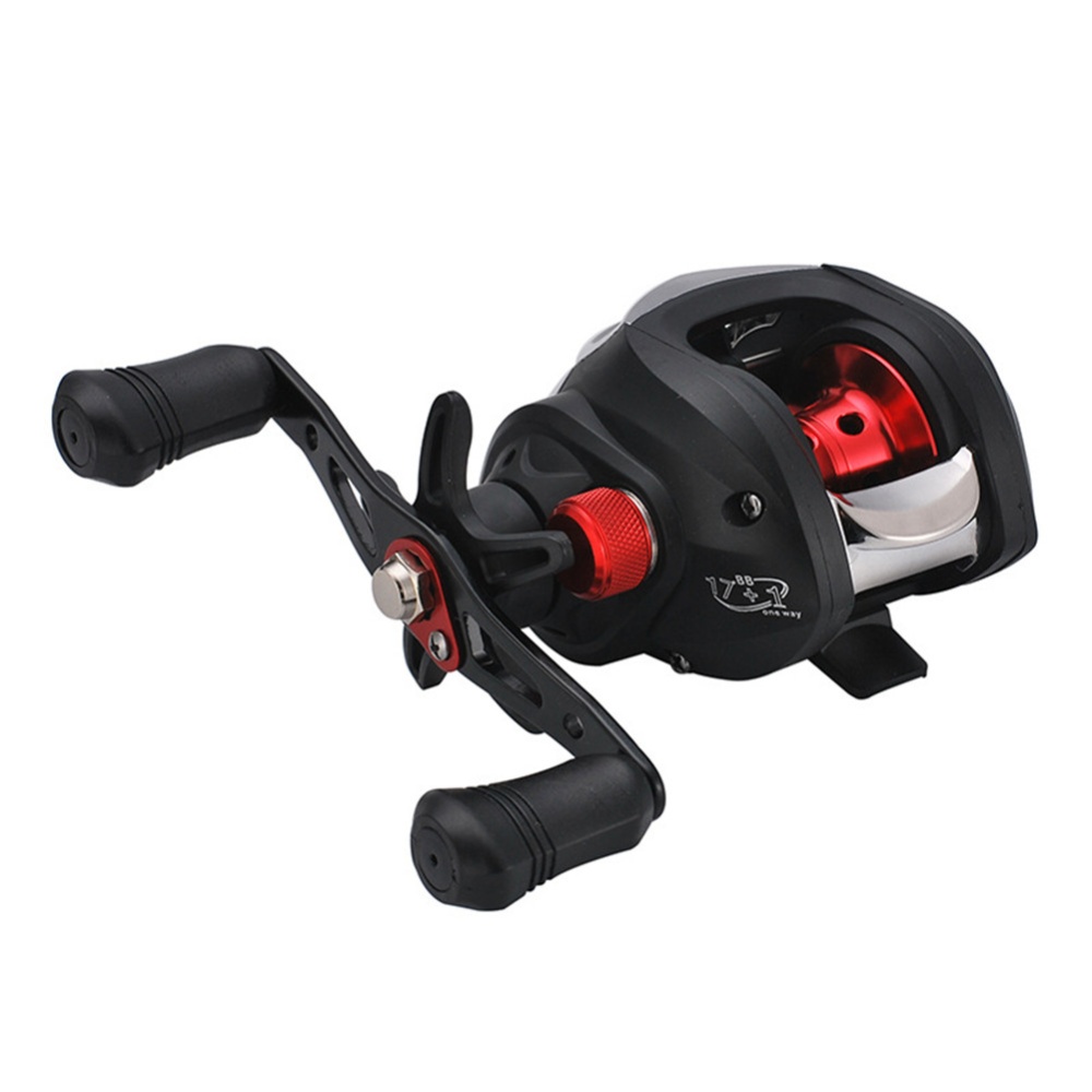 Baitcasting Reel Magnetic Brake 17+1 Axis Anti-explosion Wire Adjustable Full Metal Casting Fishing Wheel black left hand - Image 3