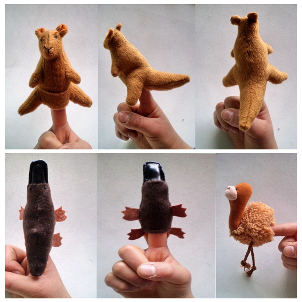 5-Piece Soft Assorted Australian Animal Finger Puppets for Children Story Time - Image 3