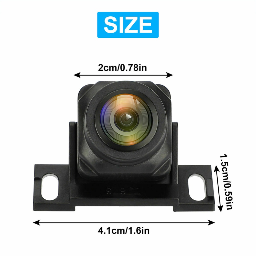 Car 170-degree Wide Viewing Angle Rear View Backup Camera Reverse Parking Waterproof Night Vision Cmos black - Image 3