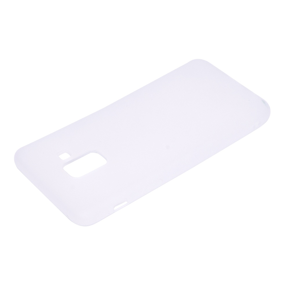 for Samsung A8 2018 Lovely Candy Color Matte TPU Anti-scratch Non-slip Protective Cover Back Case white - Image 3