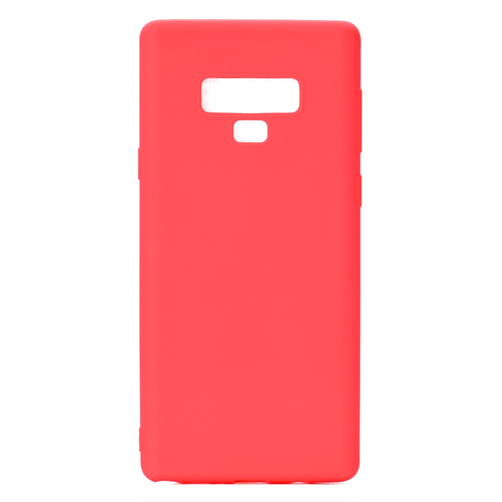 for Samsung NOTE 9 Cute Candy Color Matte TPU Anti-scratch Non-slip Protective Cover Back Case dark pink - Image 3