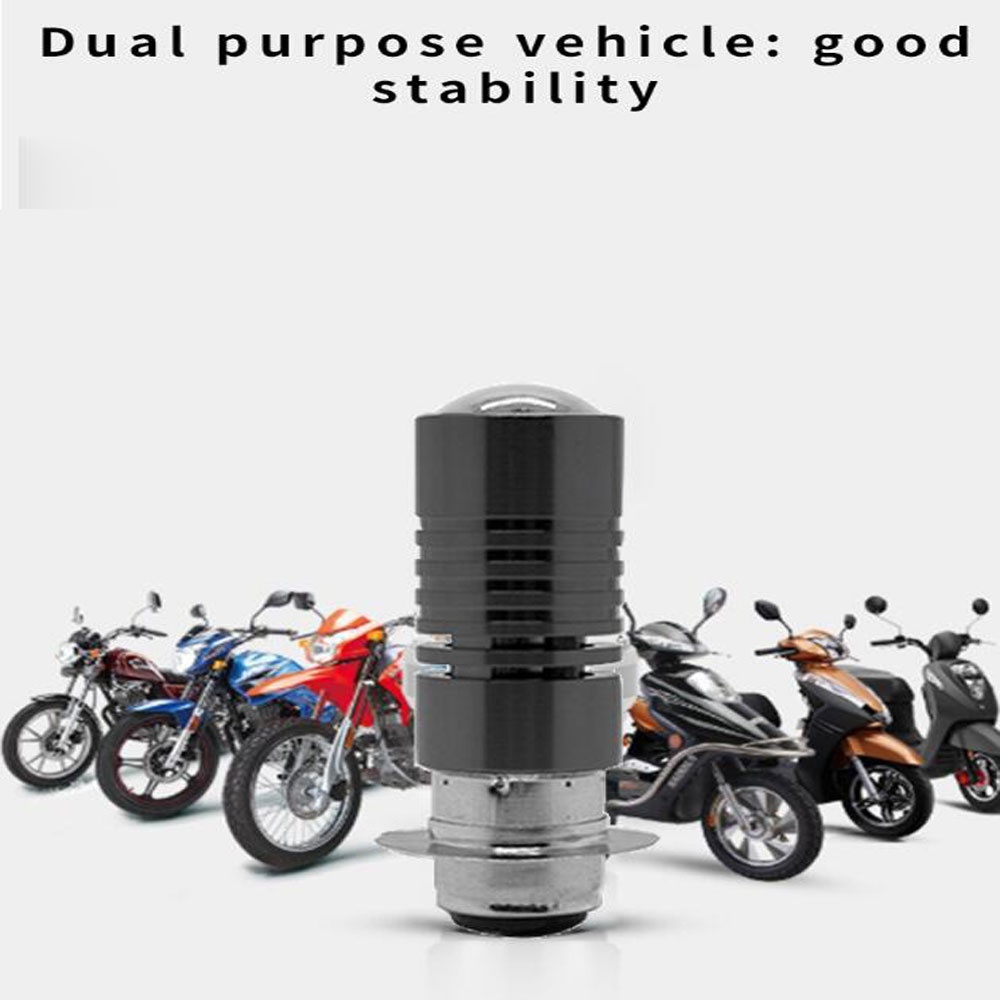 PX15D BA20D moto Led Motorcycle Headlight Bulbs CSP lens Moto 6000LM Hi Lo Lamp Scooter Accessories Fog Lights; all white - Image 2