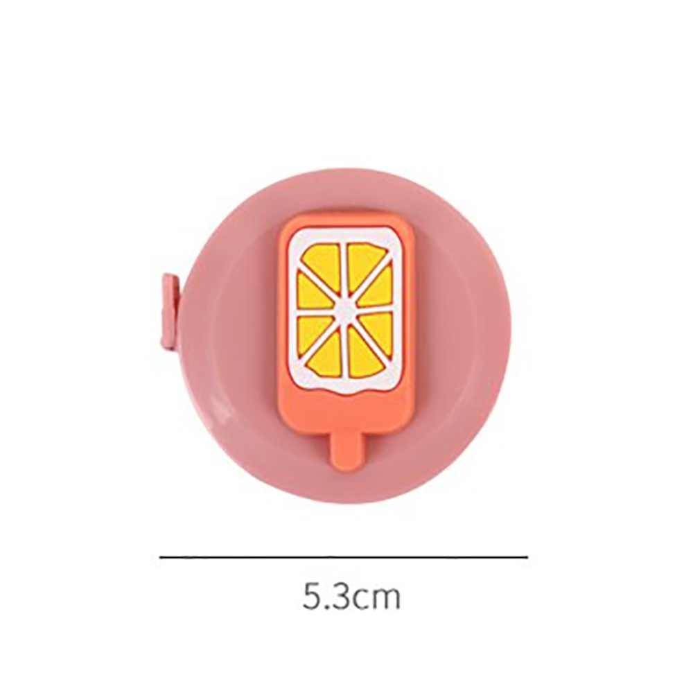 1.5m Cartoon Mini Tape Measure Measuring for Body Fabric Sewing Tailor Cloth Knitting Measurements orange ice cream - Image 3