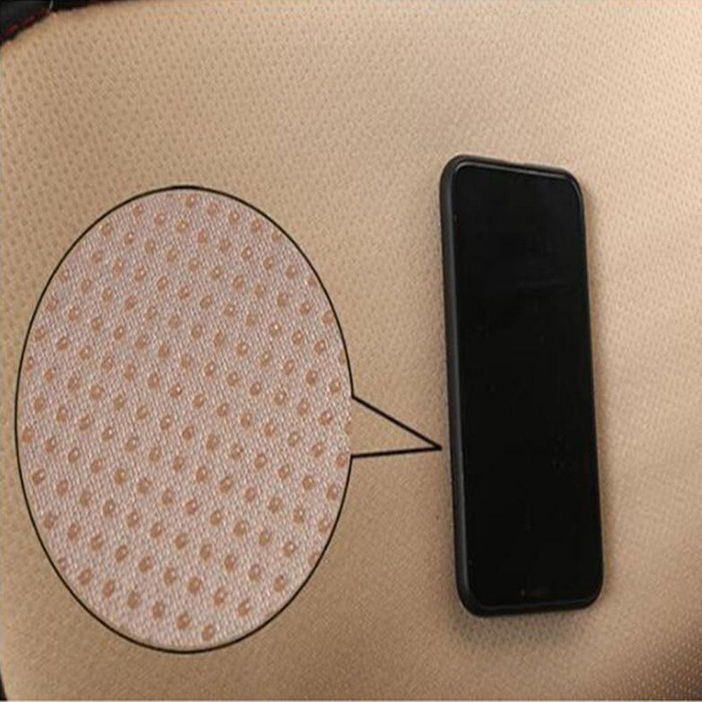 Universal Breathable PU Rear car seat cover cushion black_Rear single row - Image 3