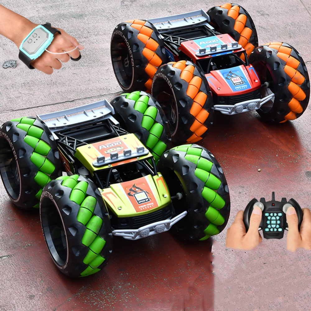 Remote Control Rotating Alloy Car Gesture Induction Off-road Vehicle Cv-a600 Orange Handle - Image 3