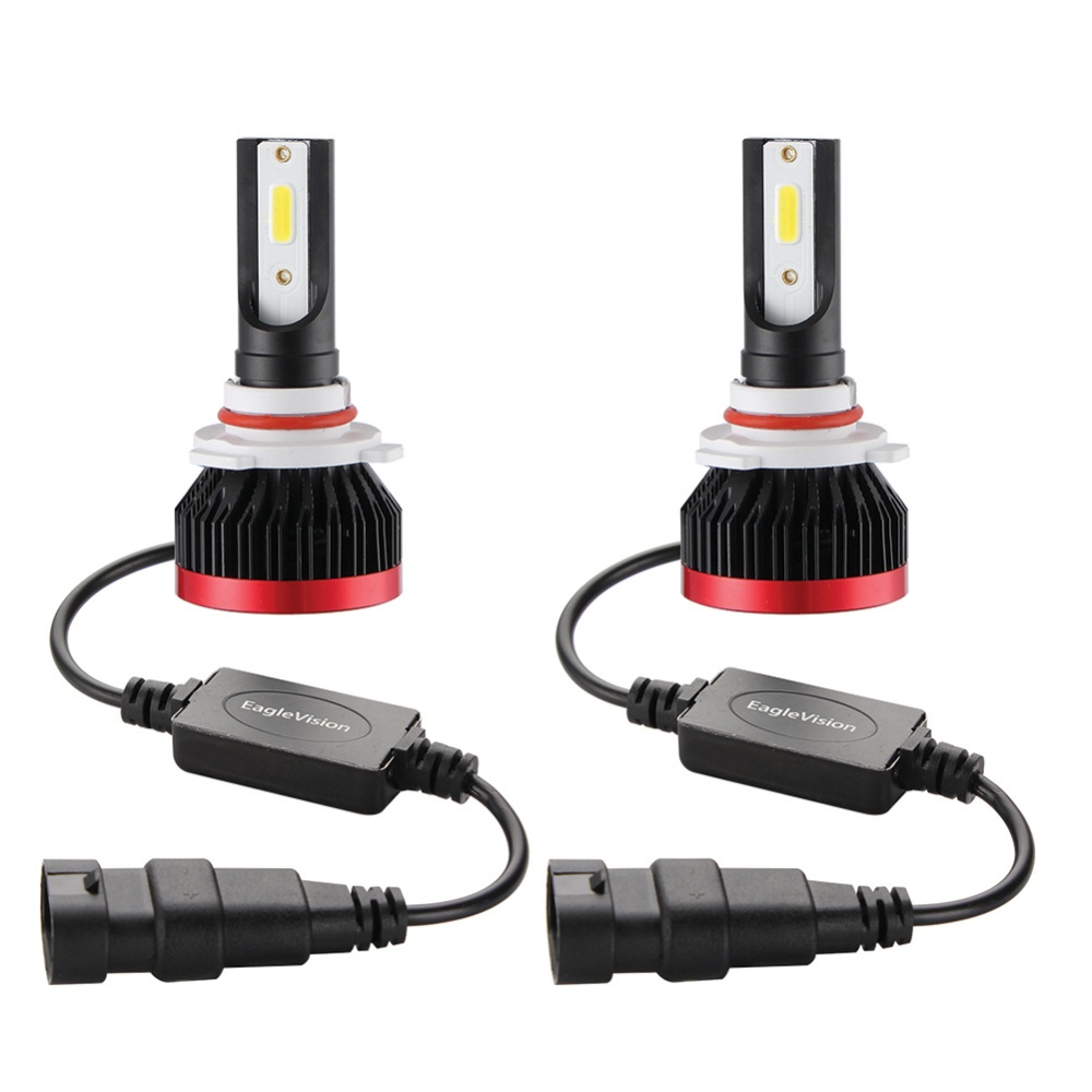 2PCS Mini Led Bulb Car Headlight H11 H1 H8 H9 H3 9005 / HB3 9006 HB4 100W 20000LM 6000K white light_9006/HB4 - Image 3