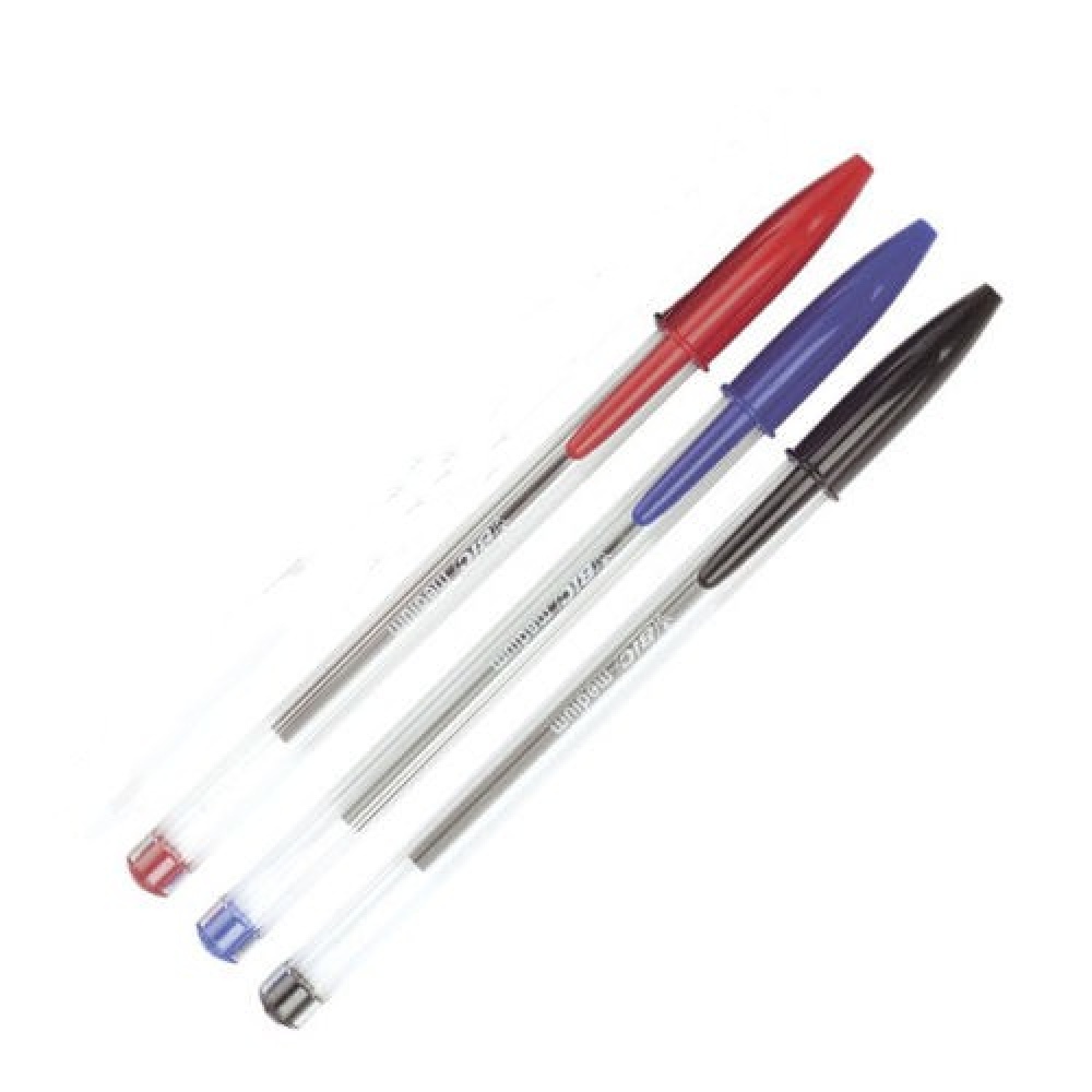 50pcs 1.0mm Medium Ballpoint Pens Ball Point Biros Red / Blue Black black_1.0MM - Image 3