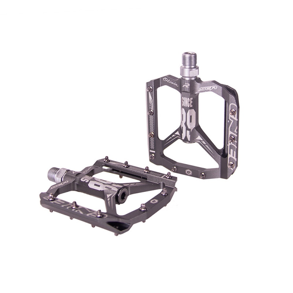 Bicycle Ultra Light Bearing Aluminum Alloy Pedal Mountain Bike Riding Spare Parts purple_One size - Image 3