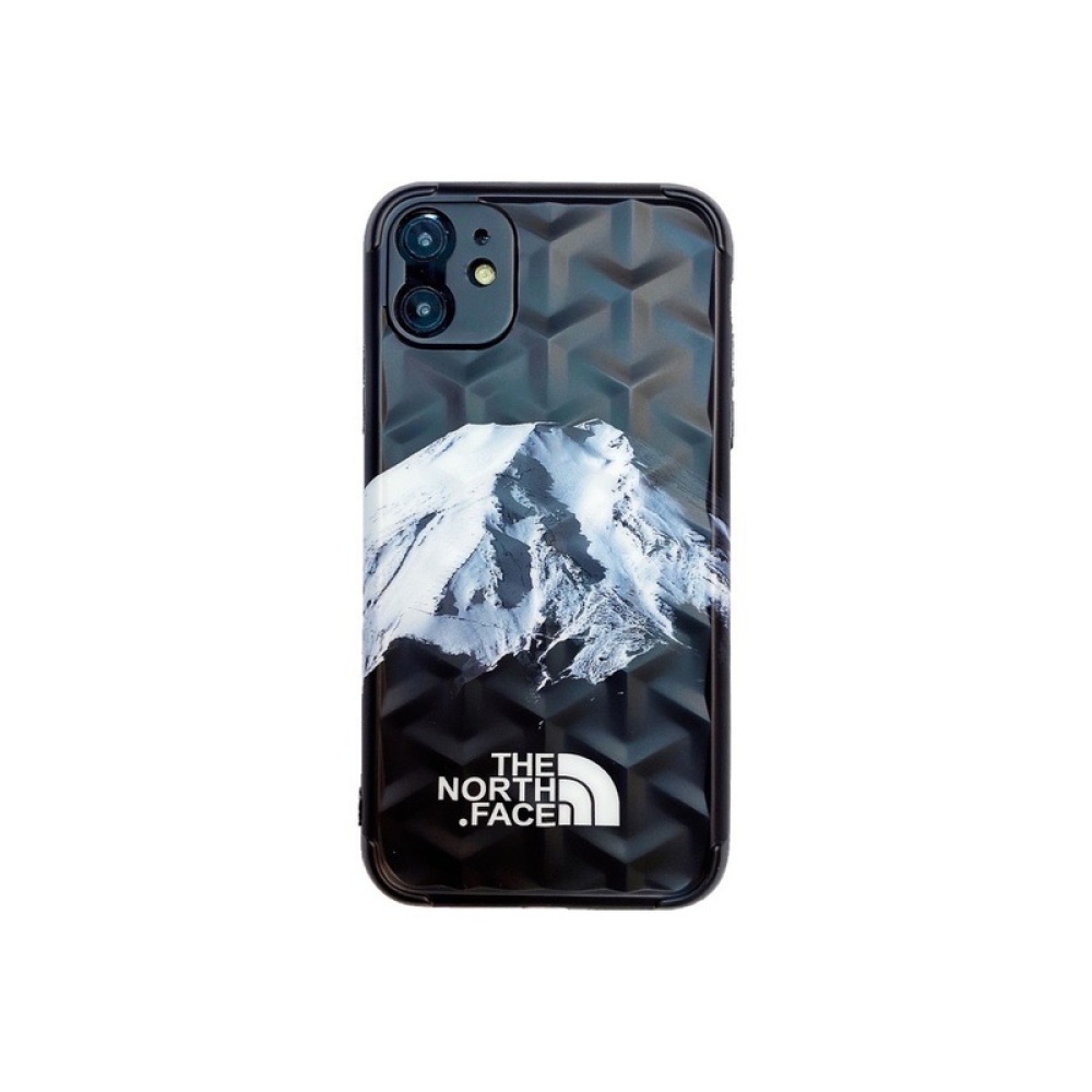 For Iphone 11 Mobile Phone Cover Tpu Y-shaped 3d Stereo Soft Protective Case White snowy mountains in the north - Image 3