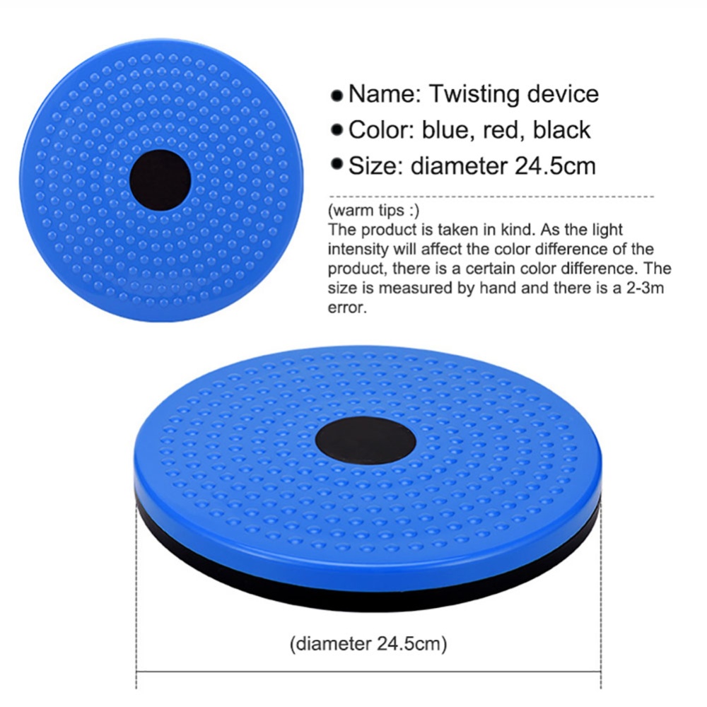 Portable Massage Twisting Disc Lightweight Fitness Board Home Slimming Equipment For Weight Loss blue - Image 3