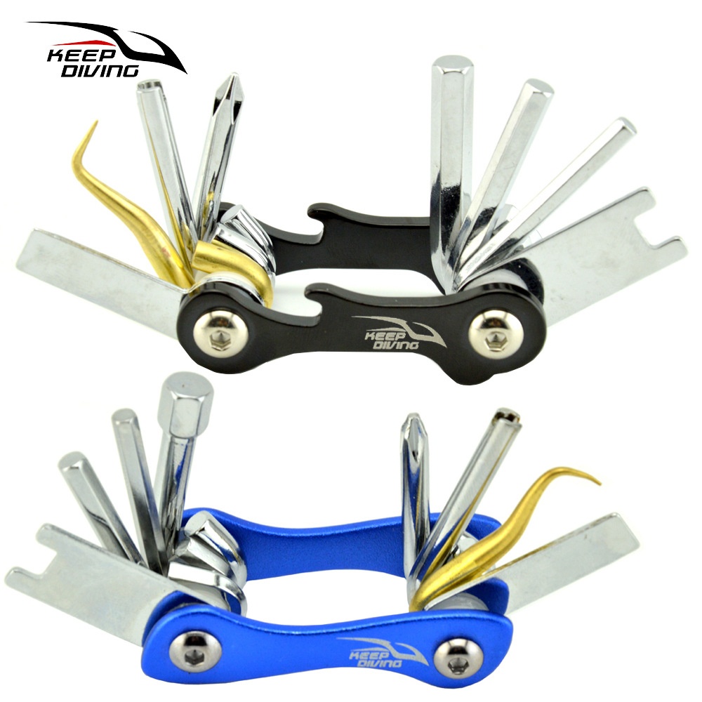 8 in 1 Diving O-Ring Pick Wrench Screwdriver Multi Tools for Repairing Adjusting Scuba Dive BCD Equipment - Image 3