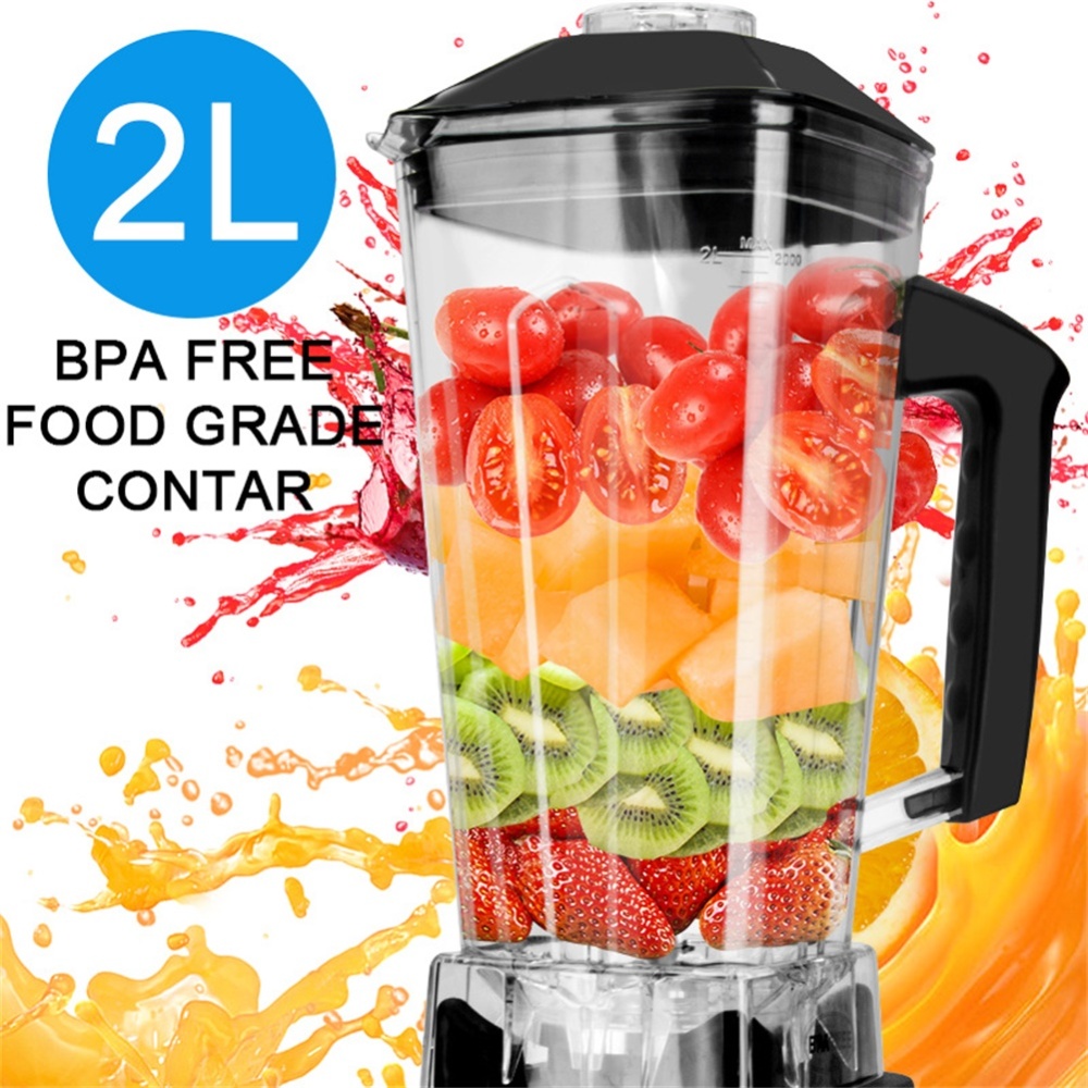 Professional Countertop Timing Blender Mixer for Shakes Smoothies Crusing Ice red - Image 2