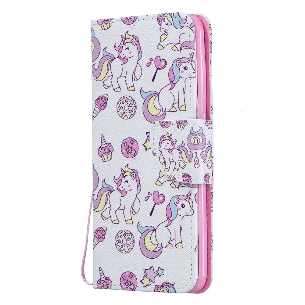 For Samsung A50/A70 Smartphone Case Overall Protective Phone Shell Lovely PU Leather Cellphone Cover with Card Slots Magic butterfly - Image 3