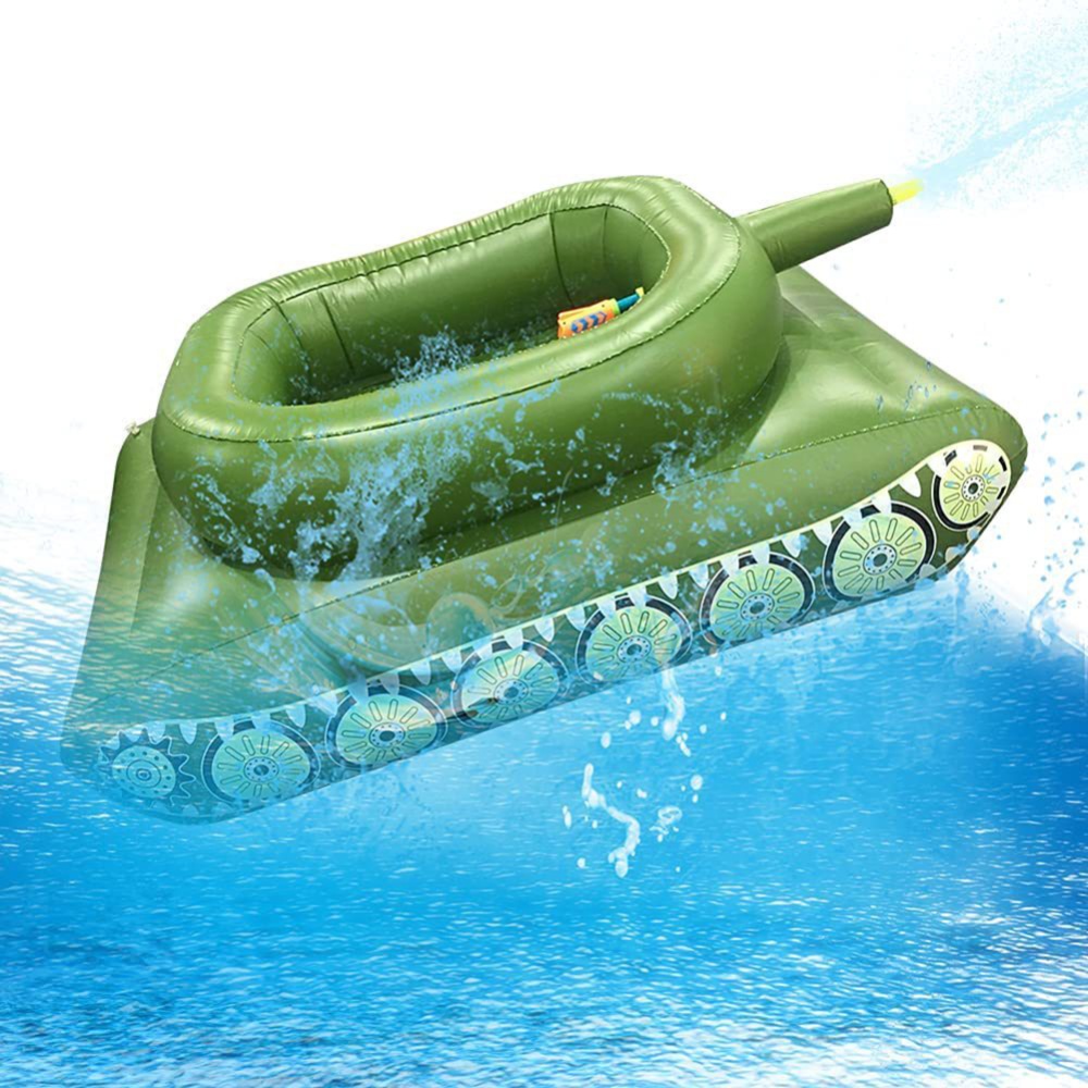 Baby Inflatable Pool Floats Big Tank with Water Sprayer Swimming Ring PVC Toys for Kids Summer Party - Image 3