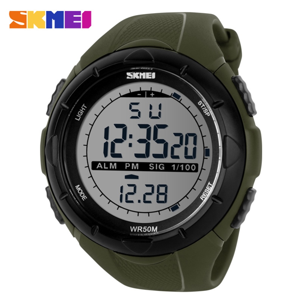 SKMEI Men Watch Classic Popular Waterproof Fashion Sports Multifunctional Electronic Titanium - Image 2