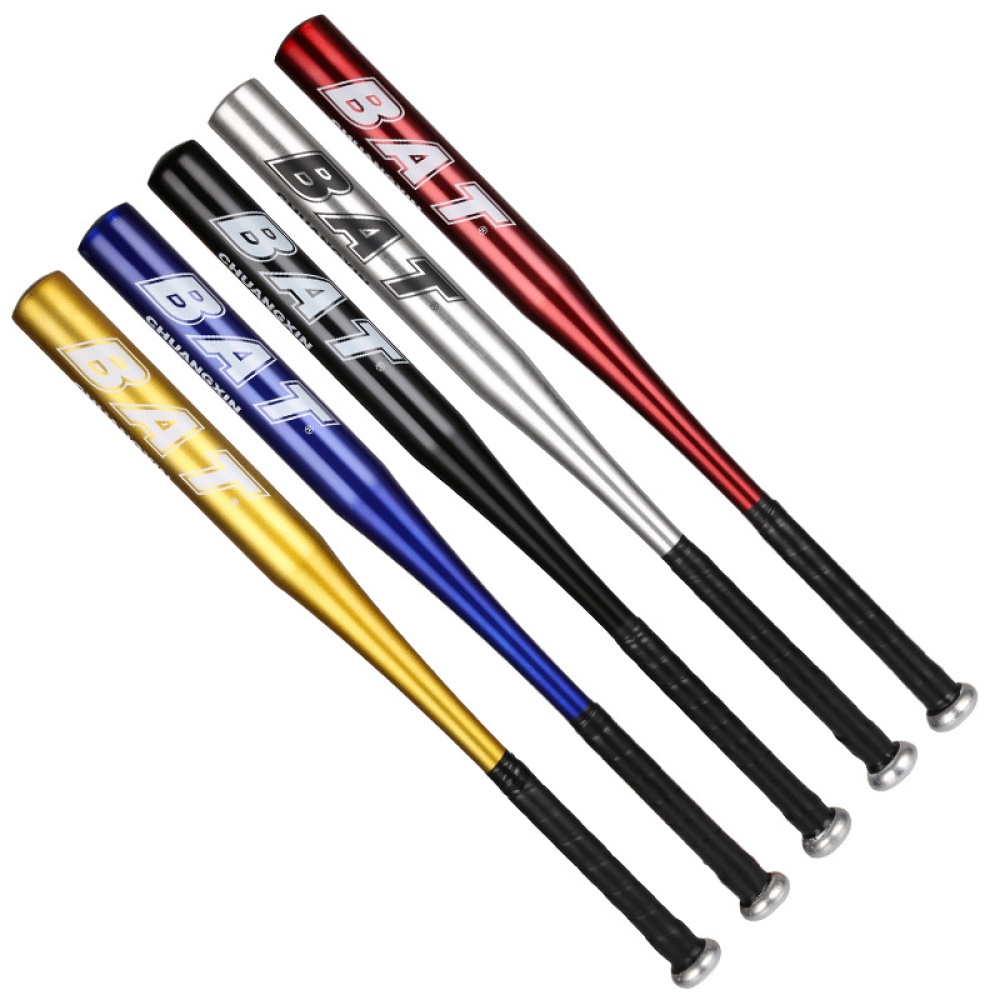 34 inch 86cm Baseball Bat Aluminum Alloy Rubber Grip Gold - Image 2