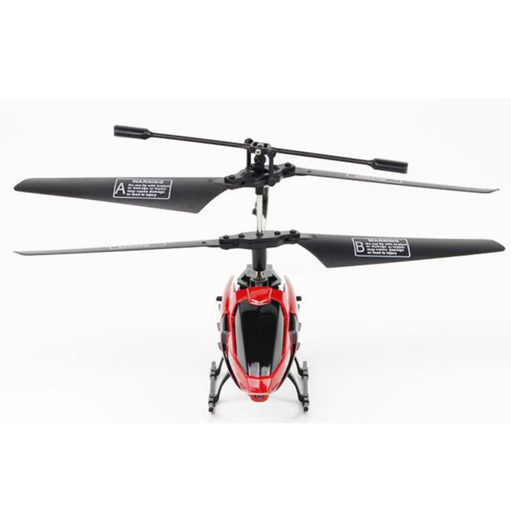 3.5 Channel Remote Control Helicopter with Gyro and Light Anti-shock RC Toy for Children Red - Image 3