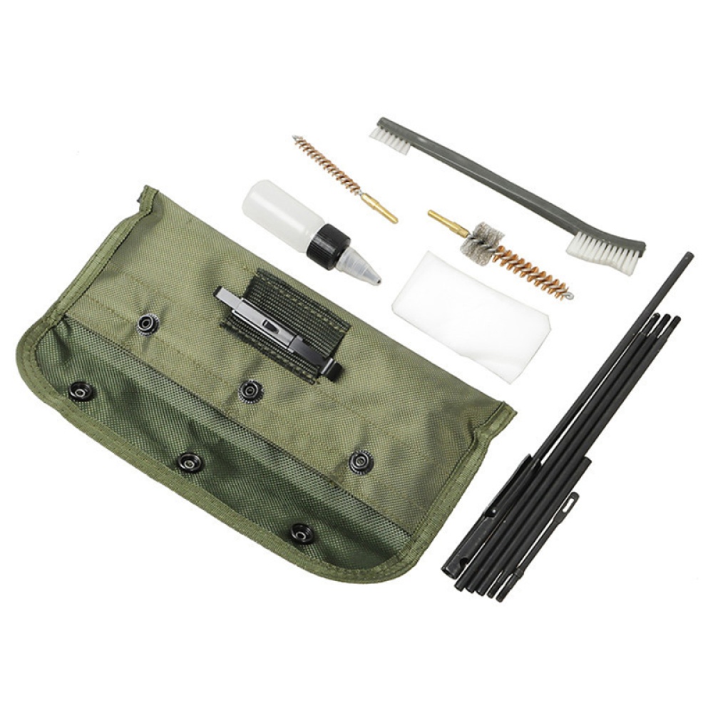 11pcs/set Gun Cleaning Derusting Accessories Kit Full Set Clean Brush for .22 Cal 5.56mm Rifles - Image 3