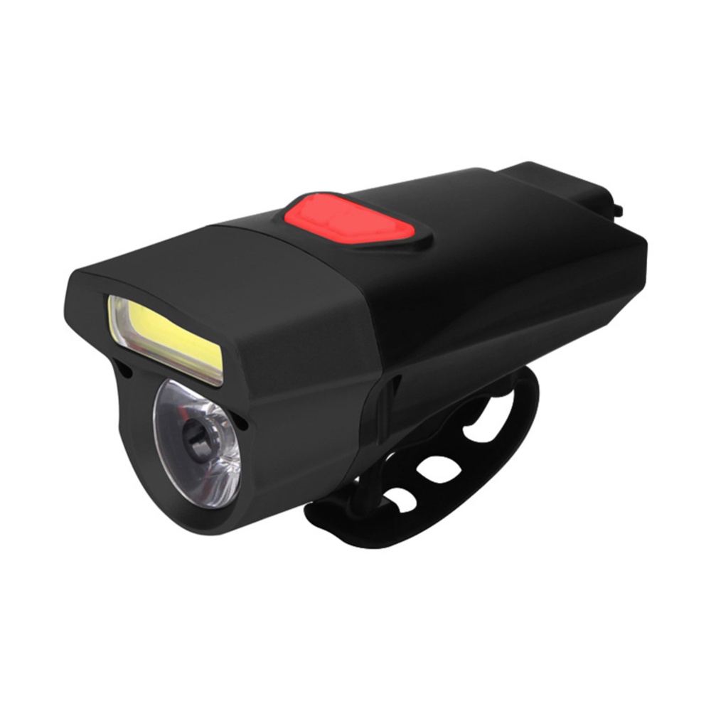 Waterproof COB USB Rechargeable LED Cycling MTB Bike Bicycle Head Light Tortch Lamp black + head 112g - Image 3