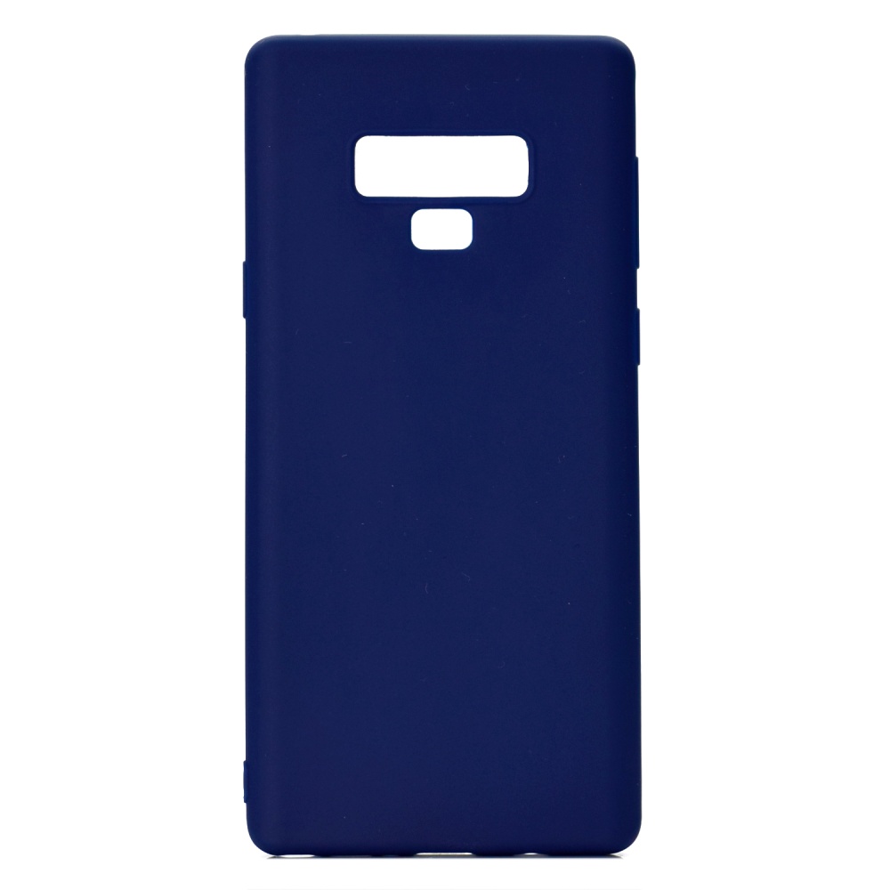 for Samsung NOTE 9 Cute Candy Color Matte TPU Anti-scratch Non-slip Protective Cover Back Case Navy - Image 3