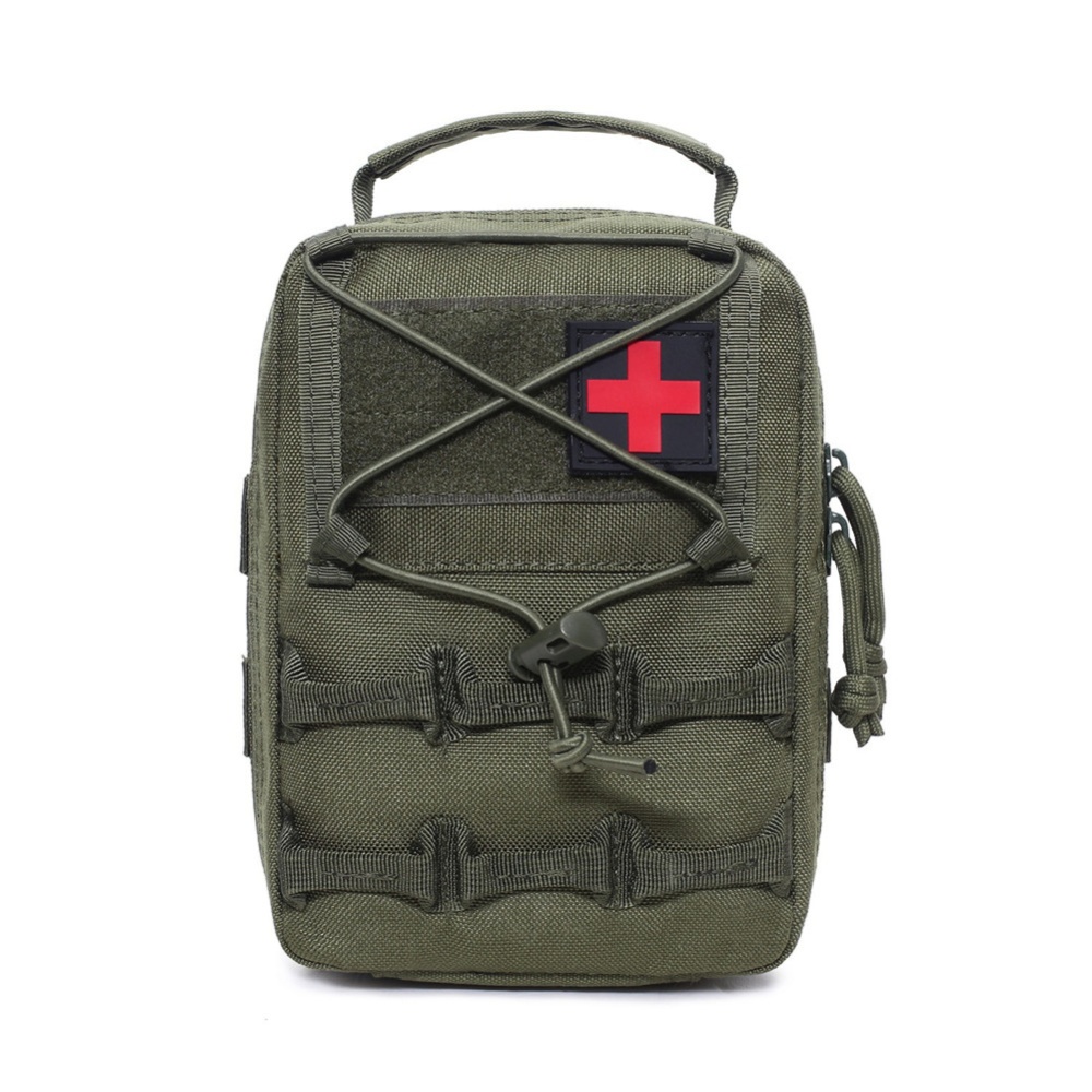 First Aid Bag Camping Pouch EMT Emergency Survival Kit Outdoor Multi-function Large Size Package Khaki - Image 2