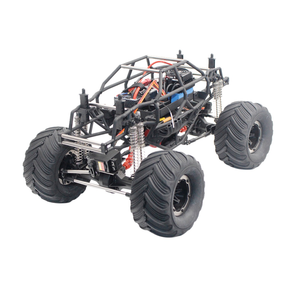 Remo Hobby 1096T 1/10 2.4G 4WD Waterproof Brushed Rc Car Off-road Rock Crawler The Truck RTR Toy black - Image 3