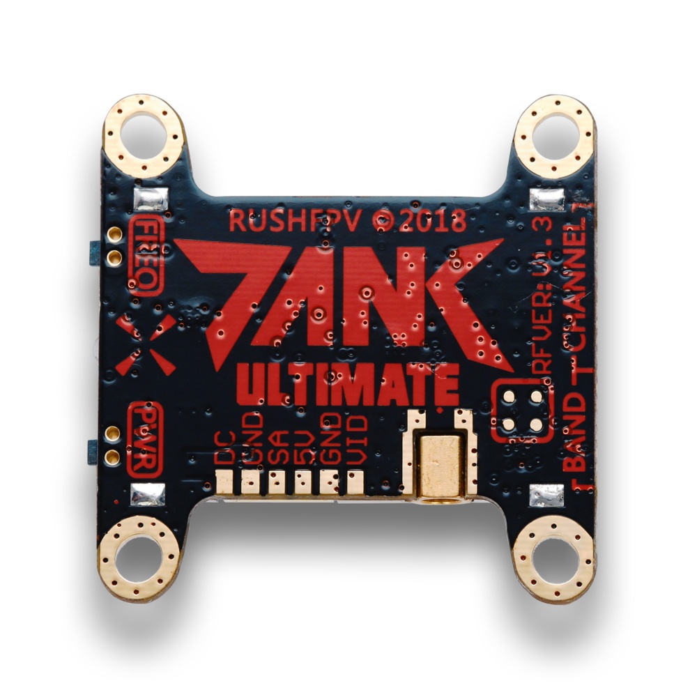 RUSH VTX TANK 5.8G 48CH Smart Audio 0-25-200-500-800mW Switchable AV Transmitter for RC Drone as shown - Image 3