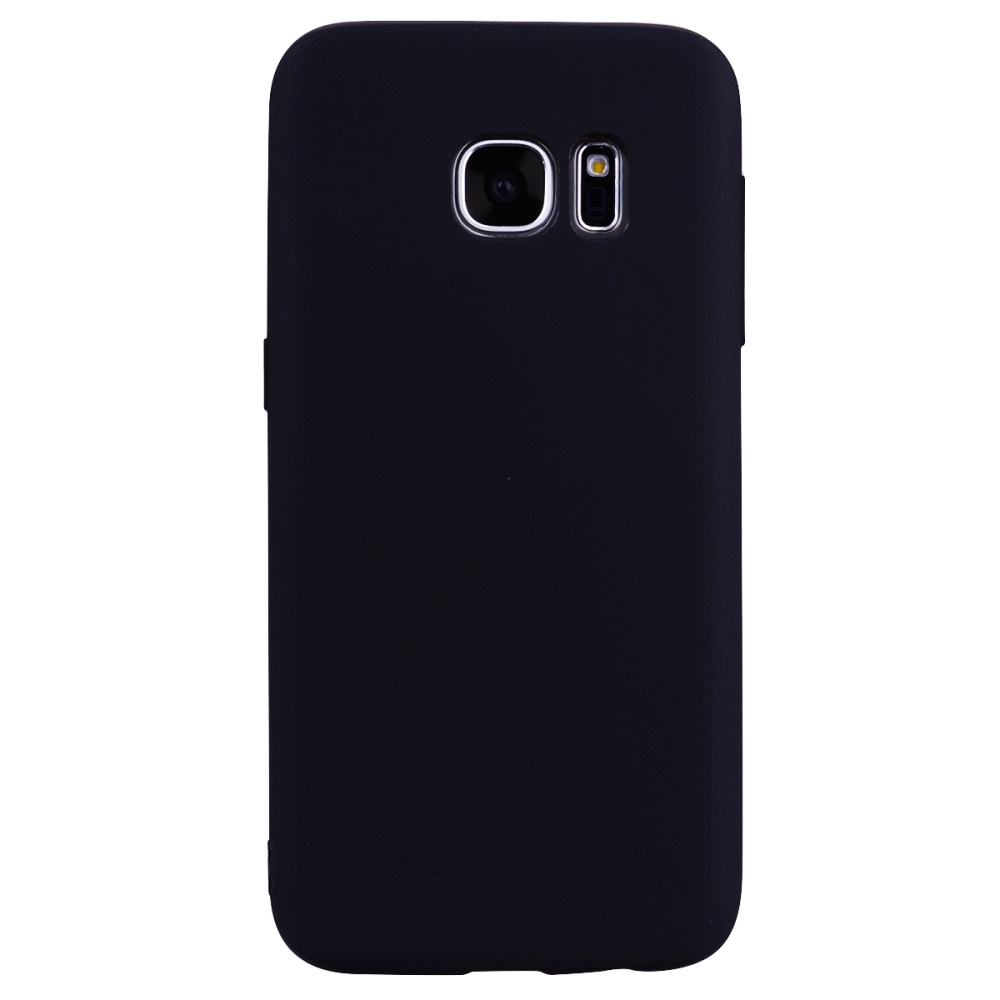 for Samsung S7 Cute Candy Color Matte TPU Anti-scratch Non-slip Protective Cover Back Case Navy - Image 3