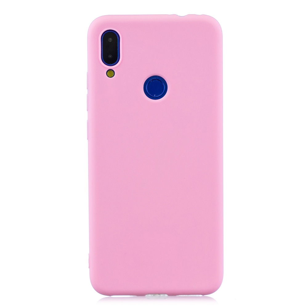 For Redmi note 7 Lovely Candy Color Matte TPU Anti-scratch Non-slip Protective Cover Back Case yellow - Image 3