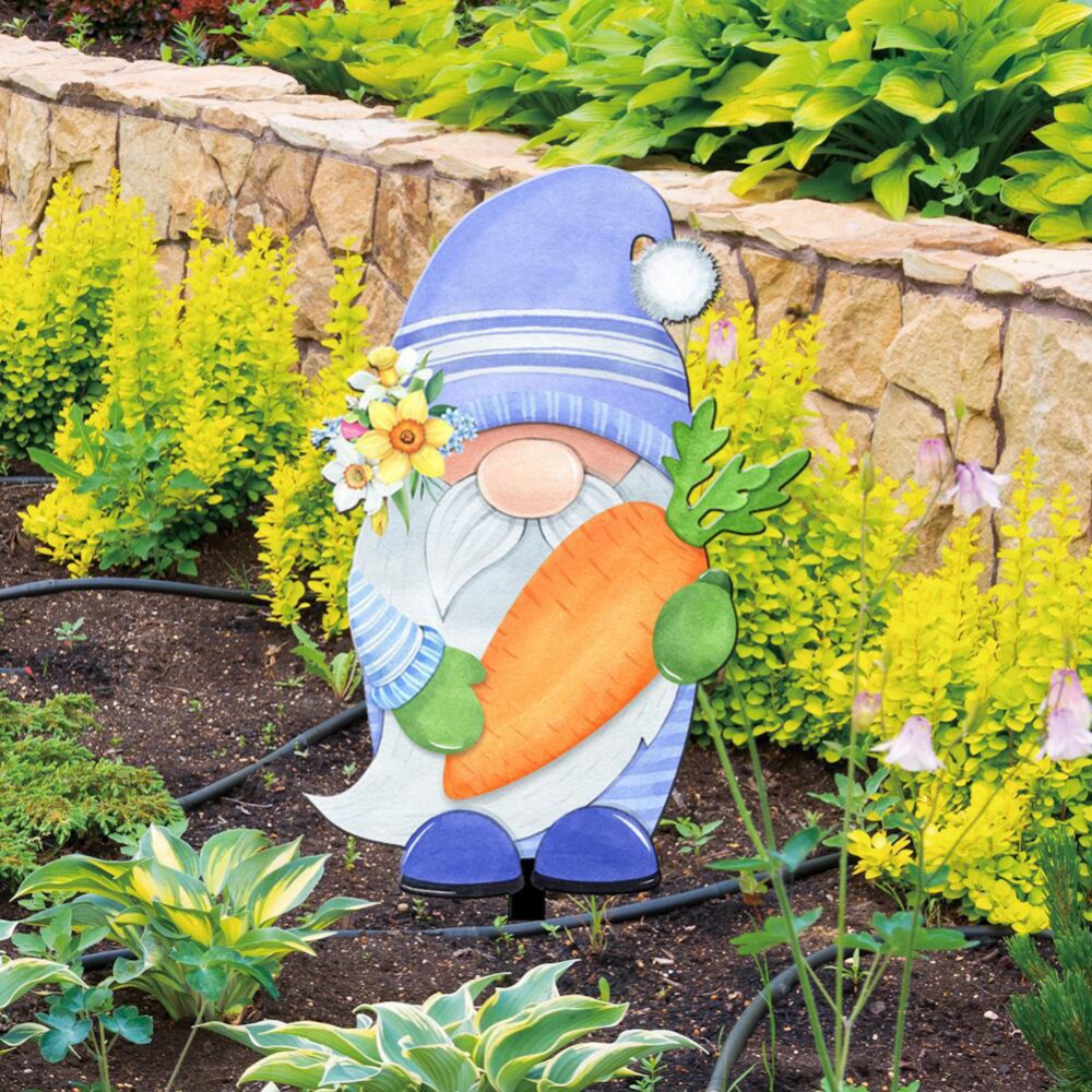 Easter Dwarf Radish Acrylic Yard Stakes Strong Weather Resistant Signs For Outdoor Patio Lawn Decorations as shown in the picture - Image 3