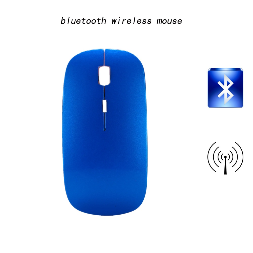 2.4G Mini Portable Laptop Computer Wireless Four-way Roller Game Mouse Bluetooth Office Business blue_2.4G wireless + - Image 3