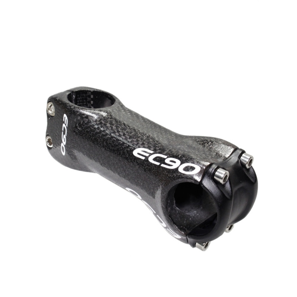 3k Carbon Fiber Mountain Bike Road Bicycle Folding Fixed Gear Handle Riser Handlebar Stem black_110MM - Image 2