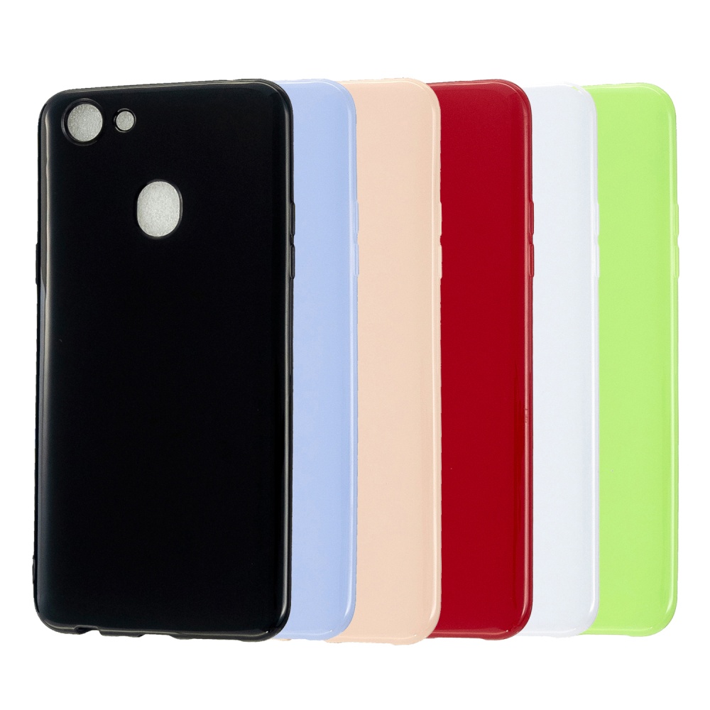 For OPPO A79/A83 Cellphone Cover Soft Hands Feel No-Fade TPU Phone Case Full Body Protection Fluorescent green - Image 3