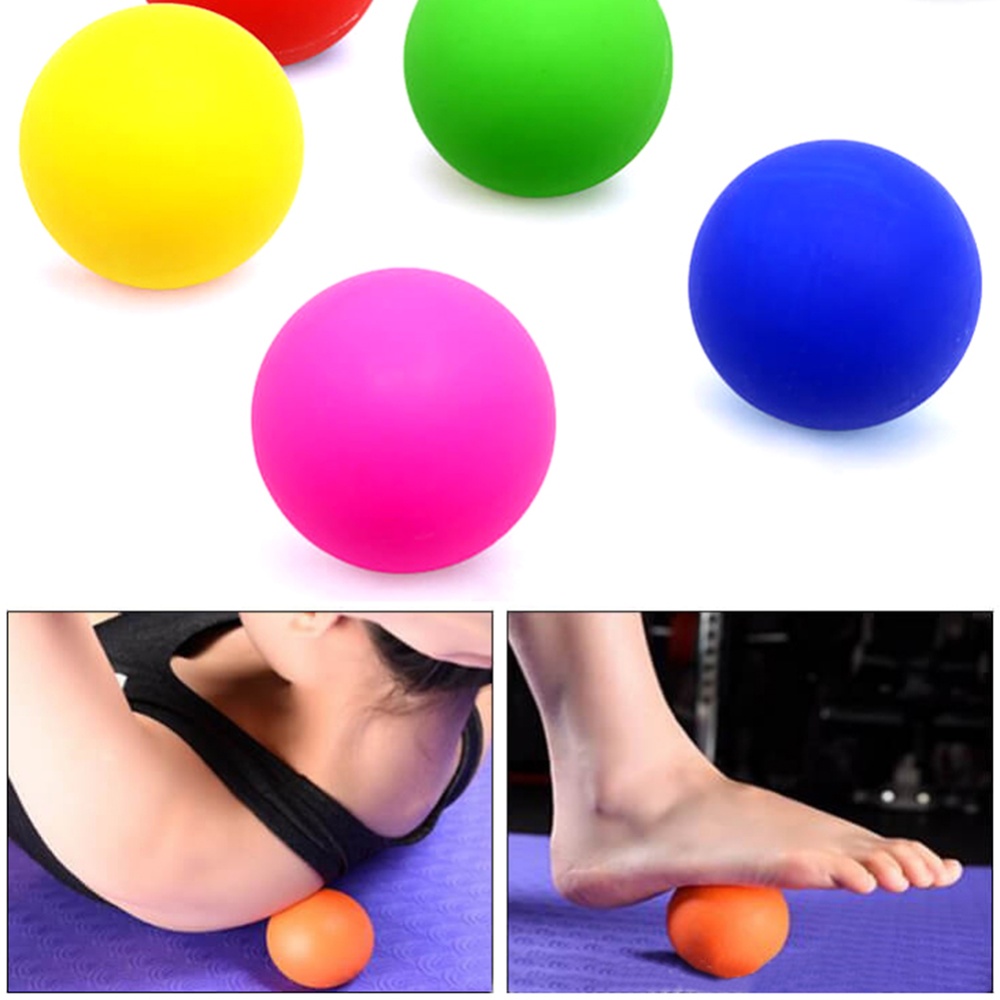 Massage Ball Fitness Therapy Gym Relaxing Exercise Yoga Release Muscle Sports Equipment Random Color - Image 3