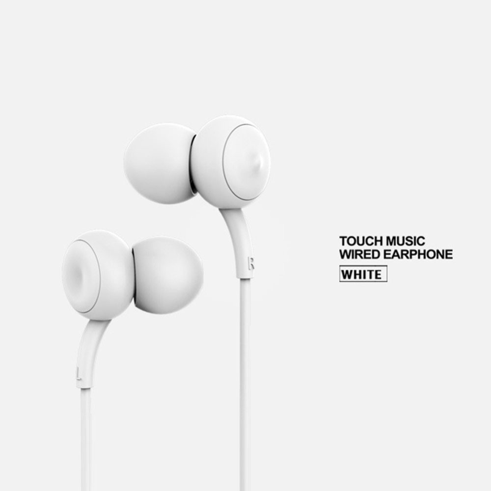 Remax Music Headphones In-ear Wire-controlled Headset 3.5mm Plug Hands-free Calling Ergonomic Earphones - Image 2