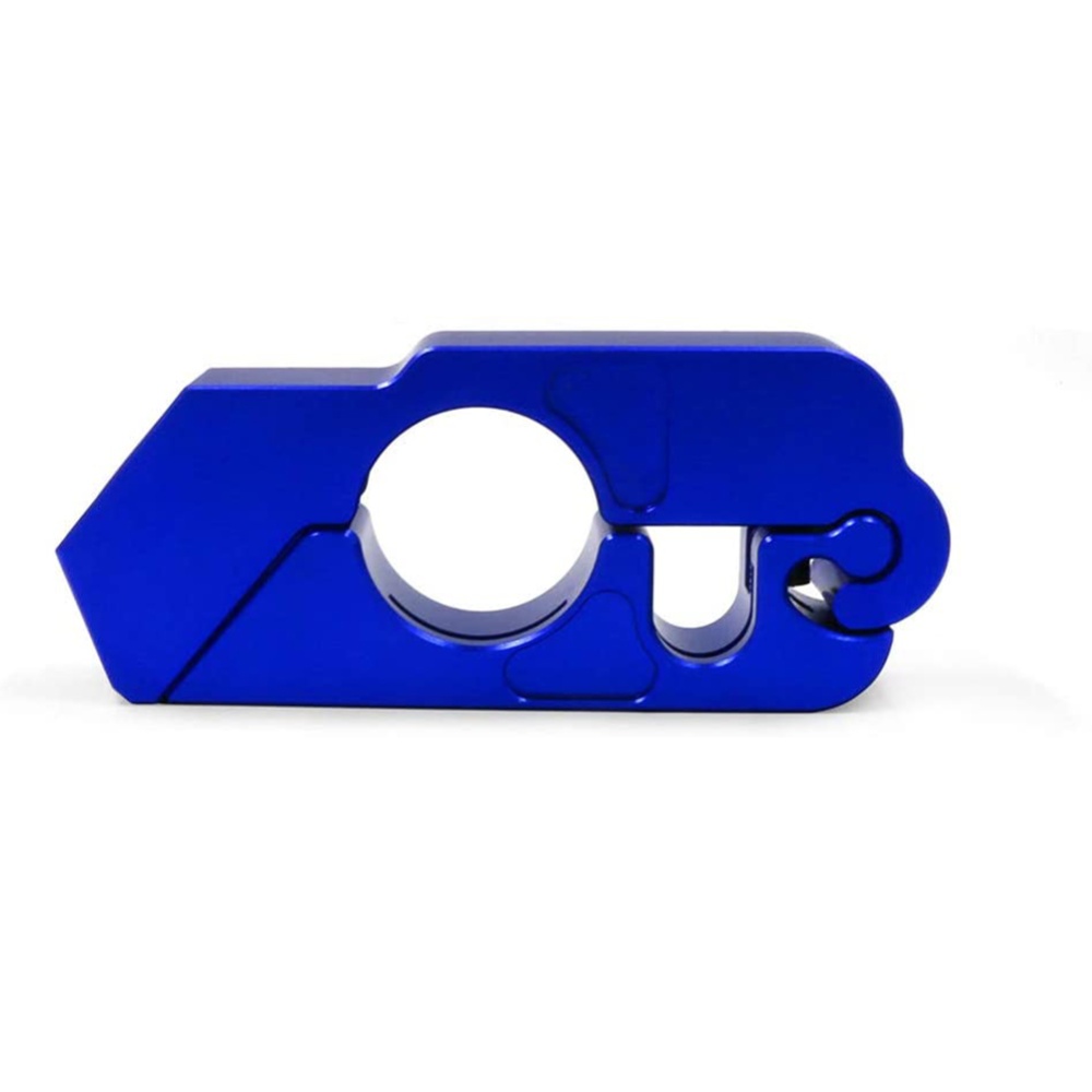 Motorcycle Cnc Handlebar Lock Aluminum Alloy Anti-theft Electric Brake Blue - Image 2