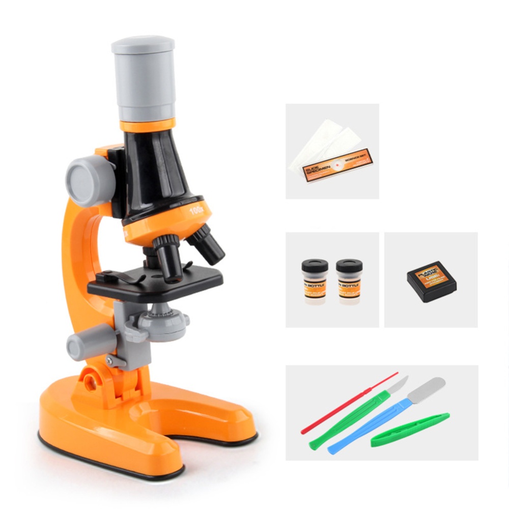 Children's High-definition Microscope Science Experiment Toy blue - Image 3