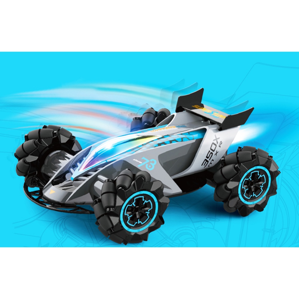 1:14 Z109 RC Car Cool Stunt Drift 360° Universal Wheels 2.4GHz Remote Control Toy Gray - Image 3