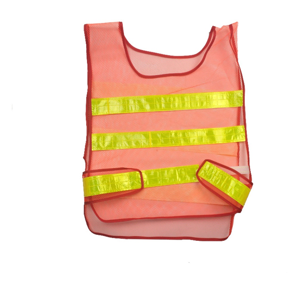 10pcs Outdoor Reflective High Visibility Safety Vests Construction Vest Yellow-green - Image 2