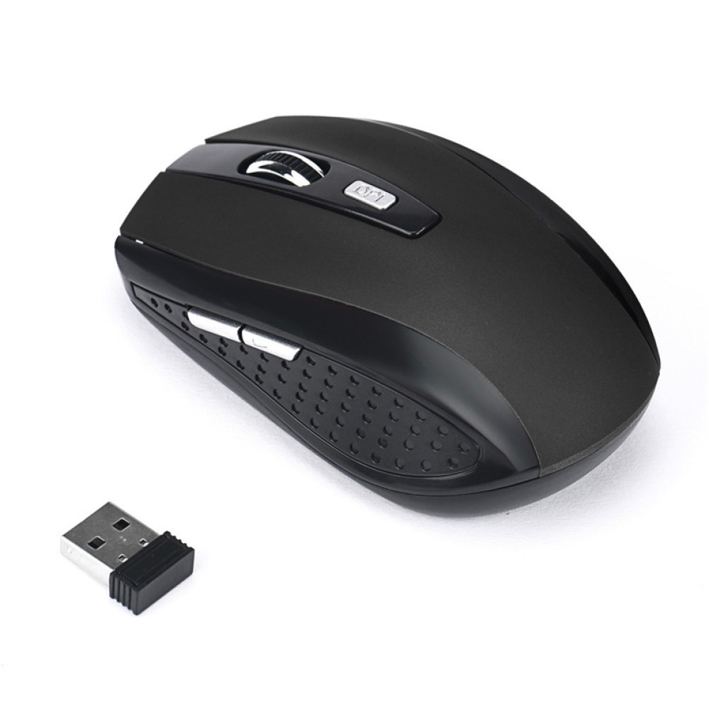 2.4ghz Computer Mouse Portable 6 Keys Usb Receiver Wireless Gaming gray - Image 2