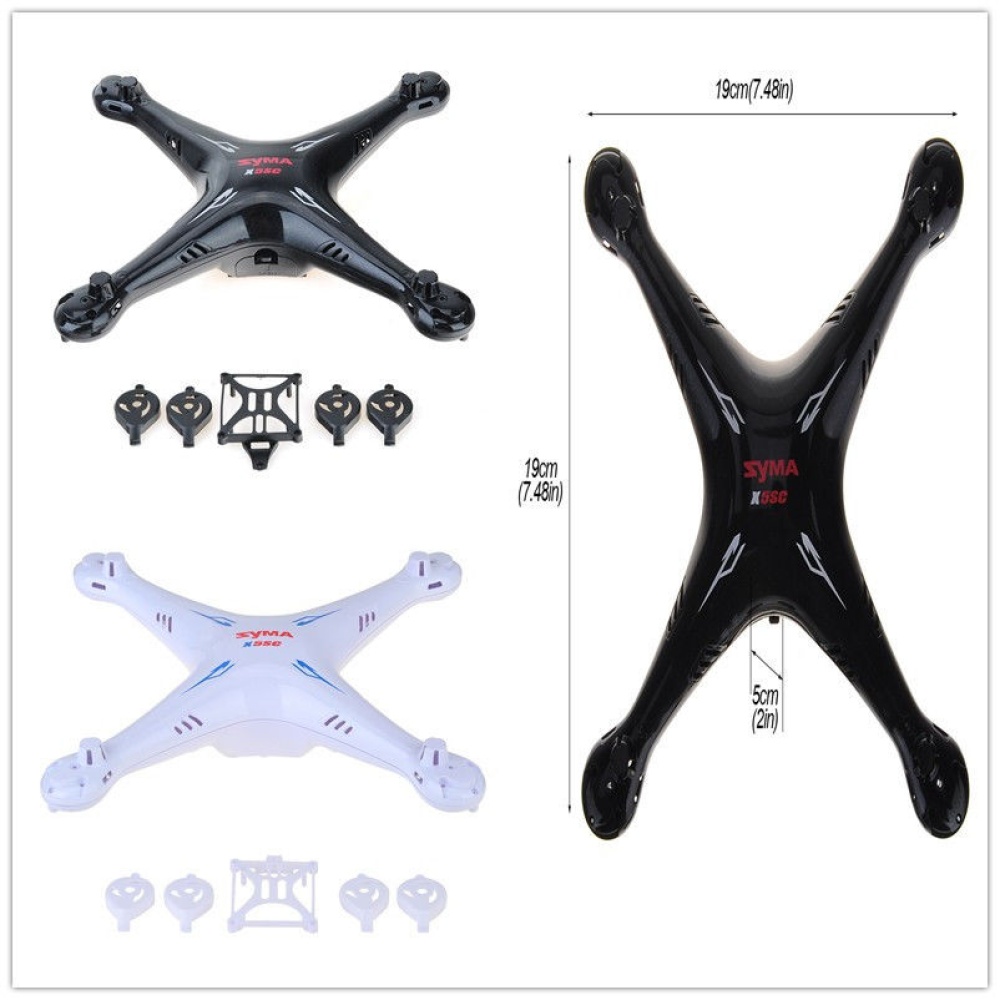 High Quality Body Shell Case Drone Spare Parts for Syma X5SC/X5SW RC Quadcopter Black - Image 3