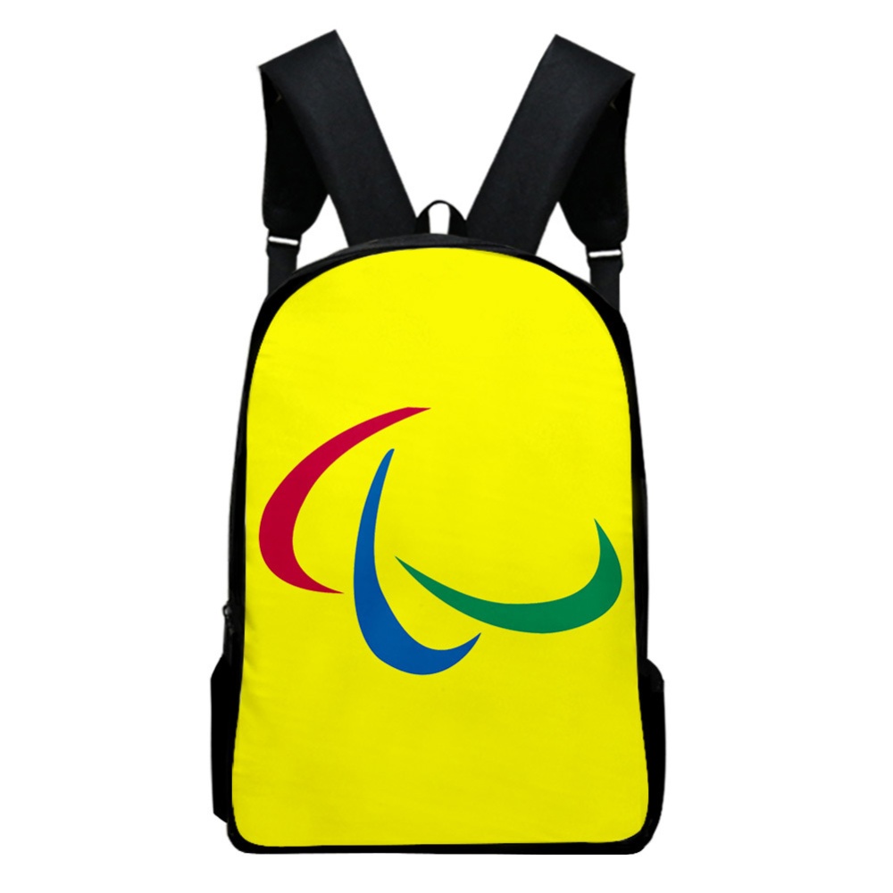 Sports Backpack Man Woman Shoulders Bag 2020 Tokyo Olympics Print Casual Bags L_Free size - Image 3