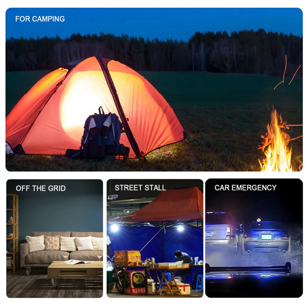 3w Led Camping Light Mini Portable Outdoor Usb Rechargeable Emergency Tent Lamp rechargeable orange - Image 2