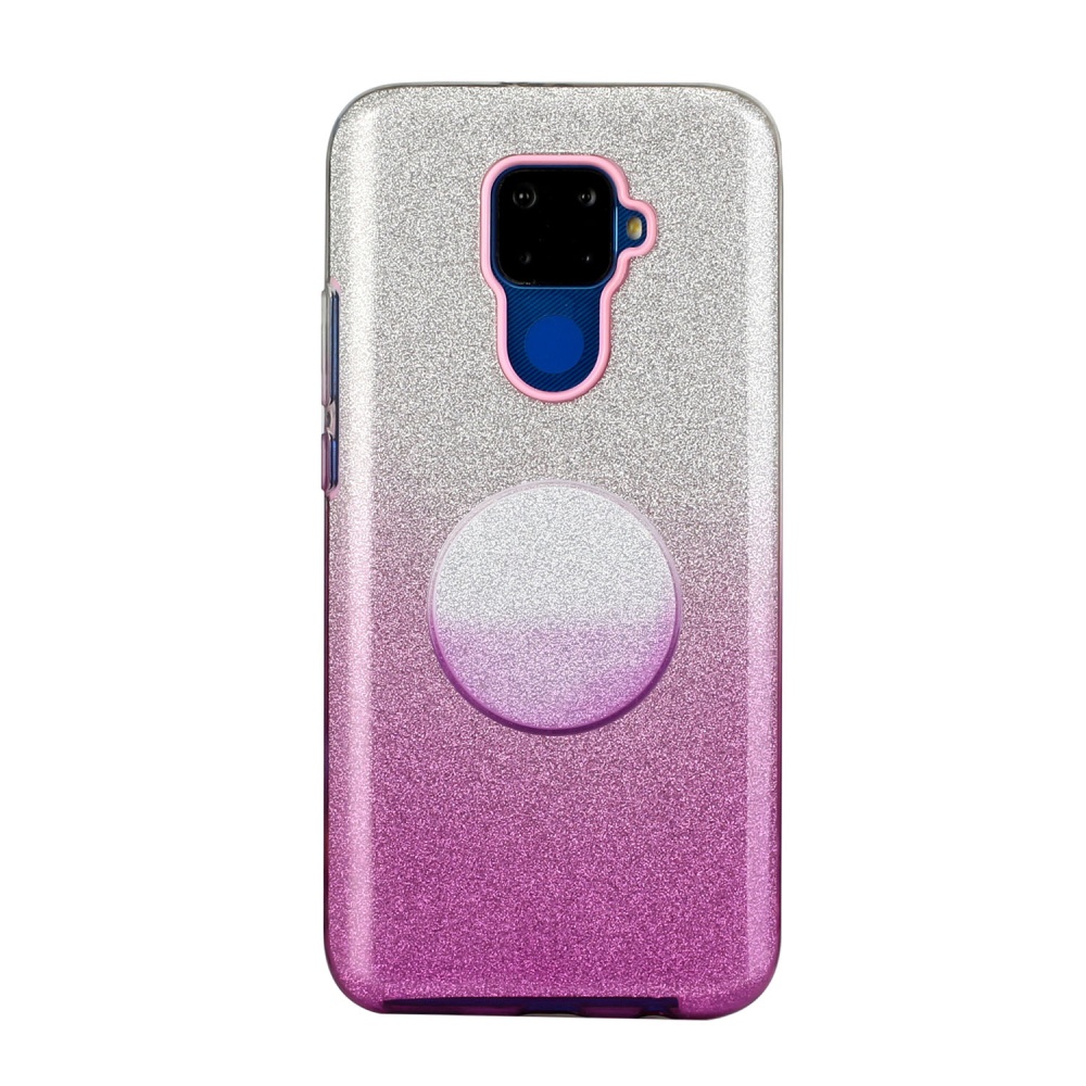 For HUAWEI Mate 30/Nova 5I pro/Mate 30 Pro/PSmart /Y5P/Y6P 2020 Phone Case Gradient Color Glitter Powder Cover with Airbag Bracket purple - Image 3