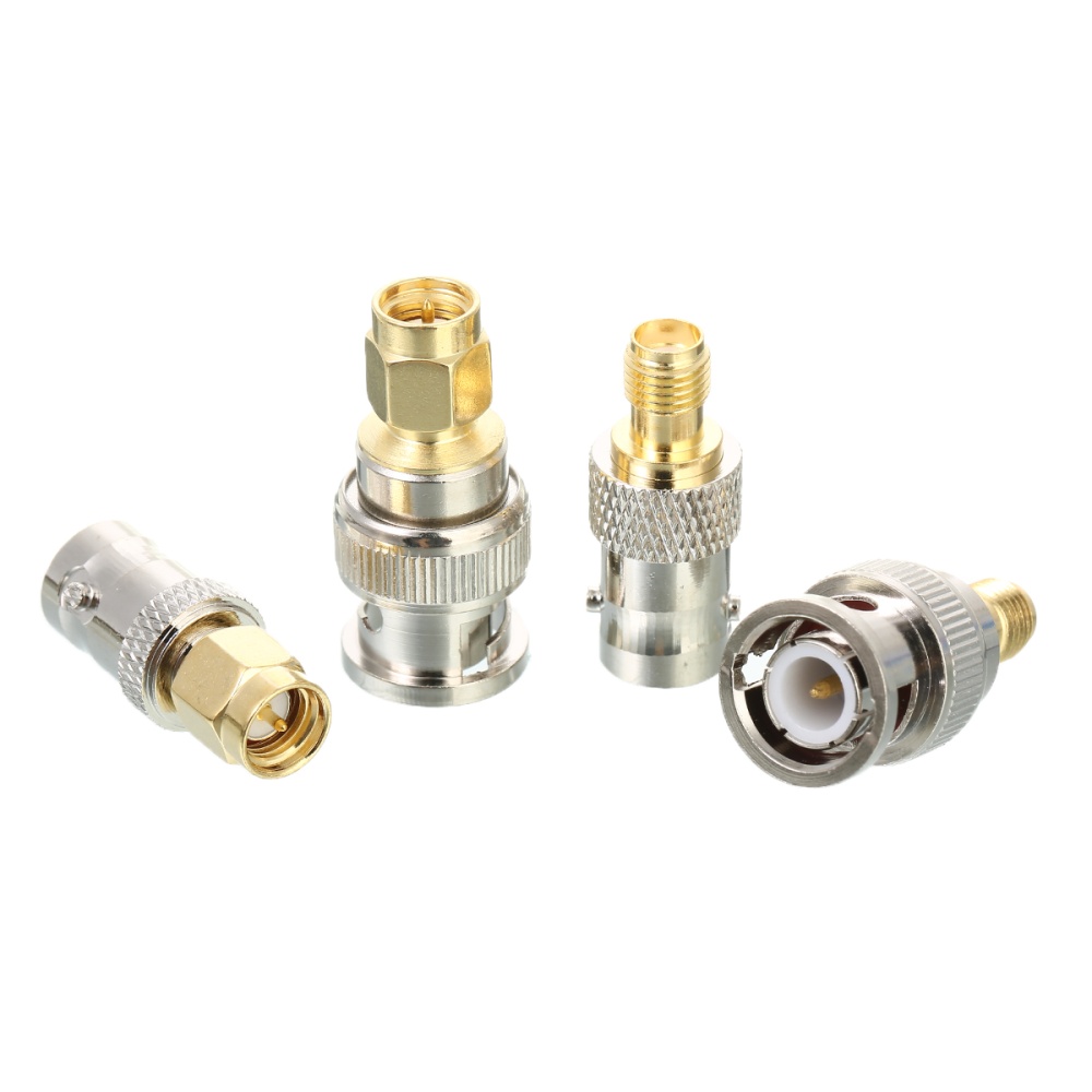 4pcs BNC to SMA Connectors Type Male Female RF Connector Adapter Test Converter Kit Set - Image 3