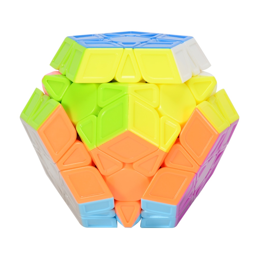 3x3 Megaminx Speed Cube Stickerless Dodecahedron Magic Cubes Brain Teaser Puzzle Sculpted Version colorful - Image 3