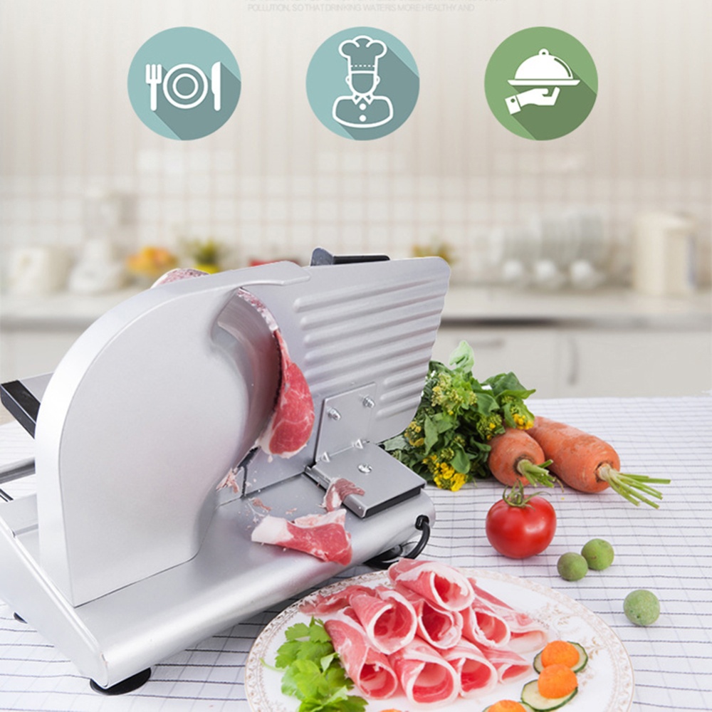 220v Household Electric Lamb Beef Meat Slicer Bread Ham Vegetable EU Plug - Image 2