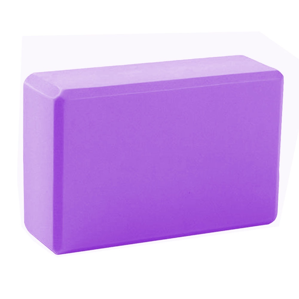 Premium Yoga Blocks Lightweight Non-slip Eva Foam Accessories Training Exercise Fitness Tools Purple - Image 3