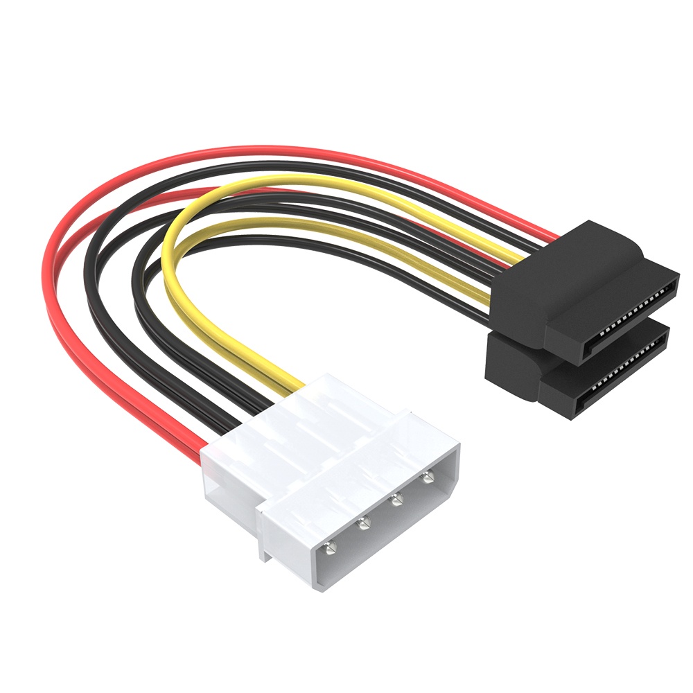 ATA SATA Power Adapter Converter Cable 4Pin IDE to 15Pin Serial Y Hot Splitter Hard Disk - Image 3